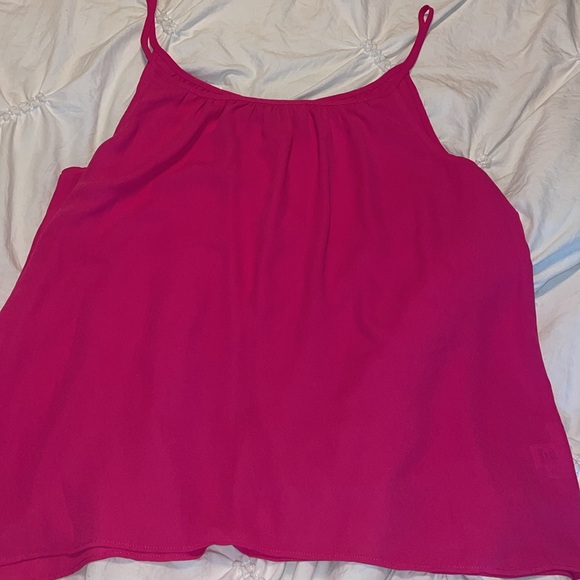Loft - size small - pink - polyester top - EUC - Picture 7 of 8